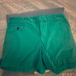 Green LOFT shorts. So cute!!!